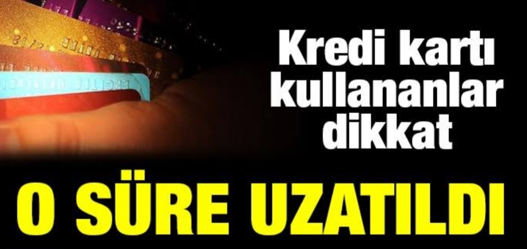 Kredi Kartı Kullananlar Dikkat !
