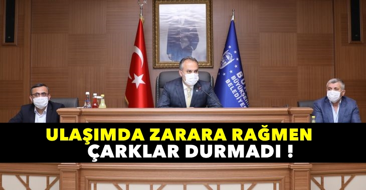 Ulaşımda zarara rağmen çarklar durmadı
