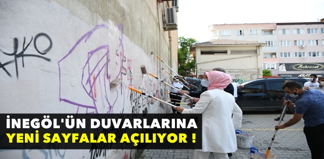 İnegöl’ün Duvarlarında Yeni Sayfalar Açılıyor