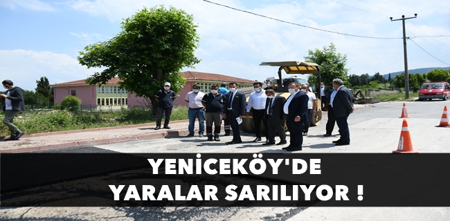 Yeniceköy’de Su Baskınının Yaraları Sarılıyor !