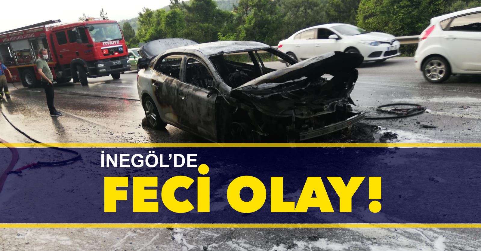 İnegöl’de feci olay!