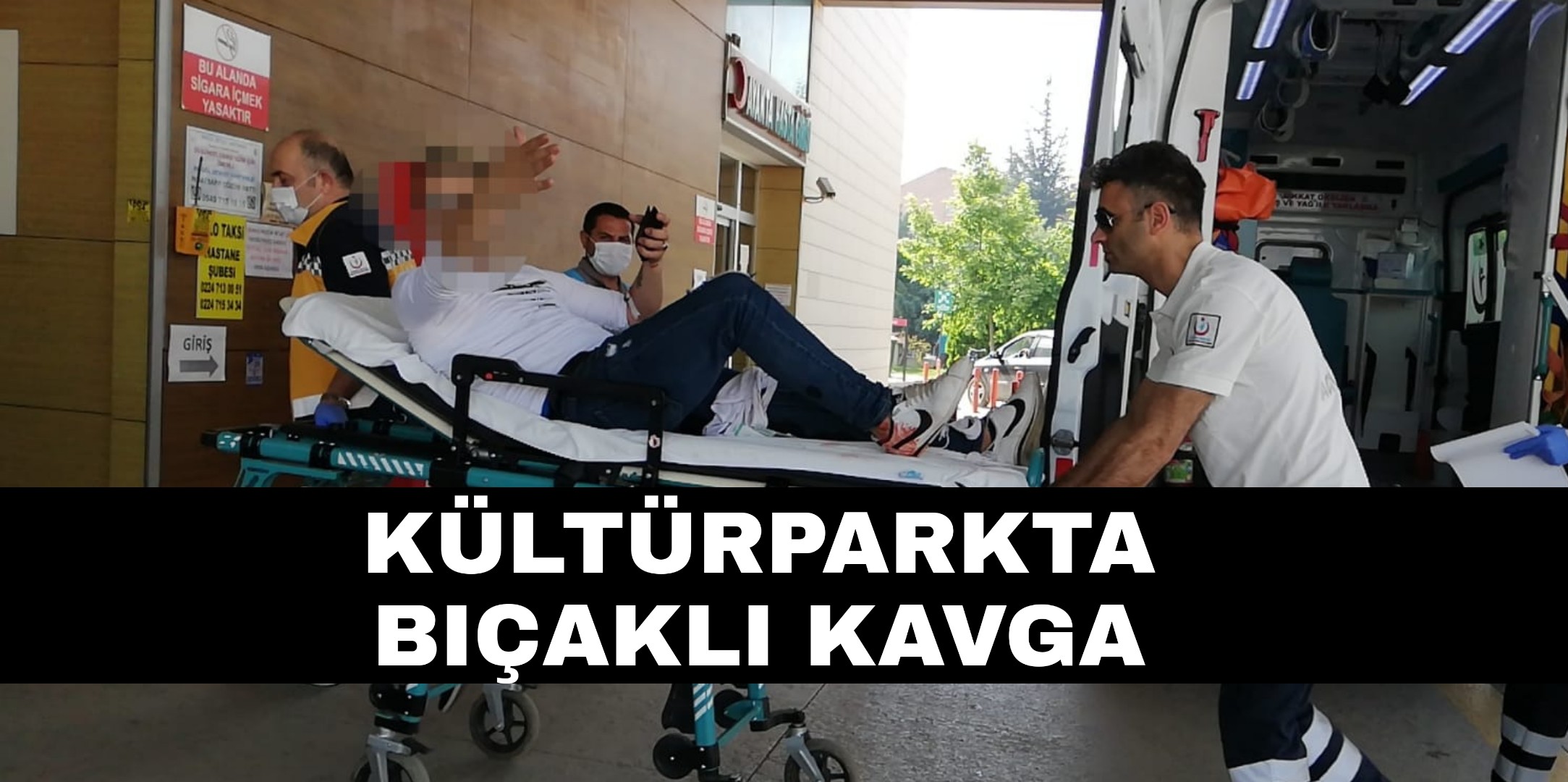 Kültürkparkta bıçaklı kavga !