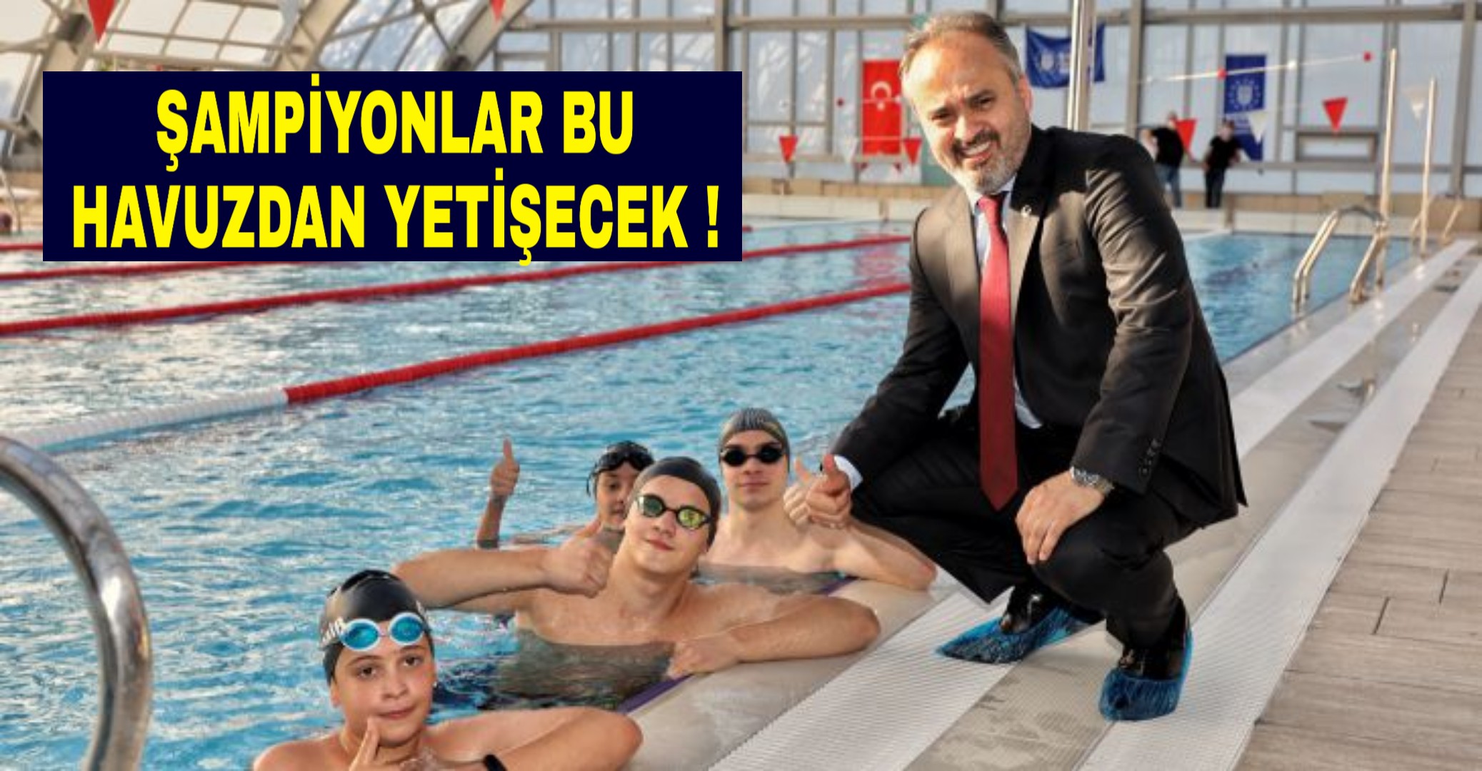 Şampiyonlar bu havuzda yetişecek !