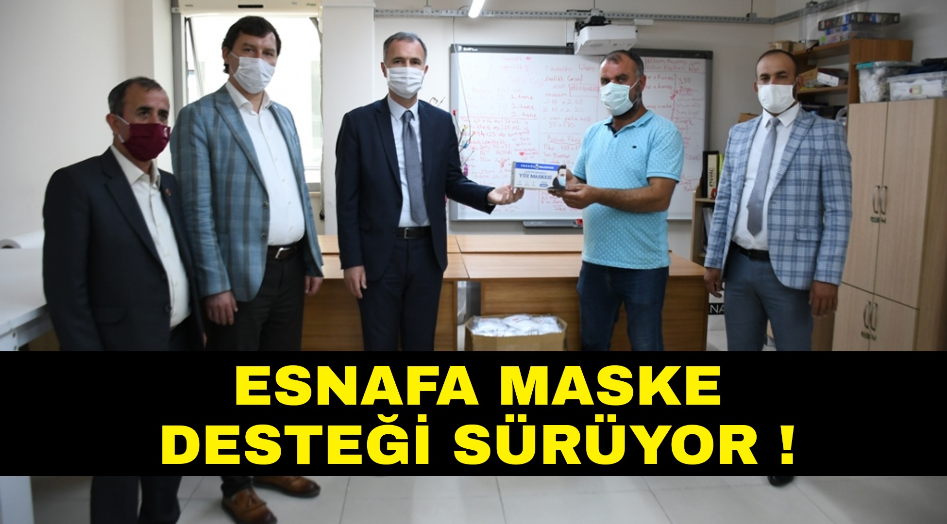 Terziler Odasına maskeler İnegöl Belediyesi
