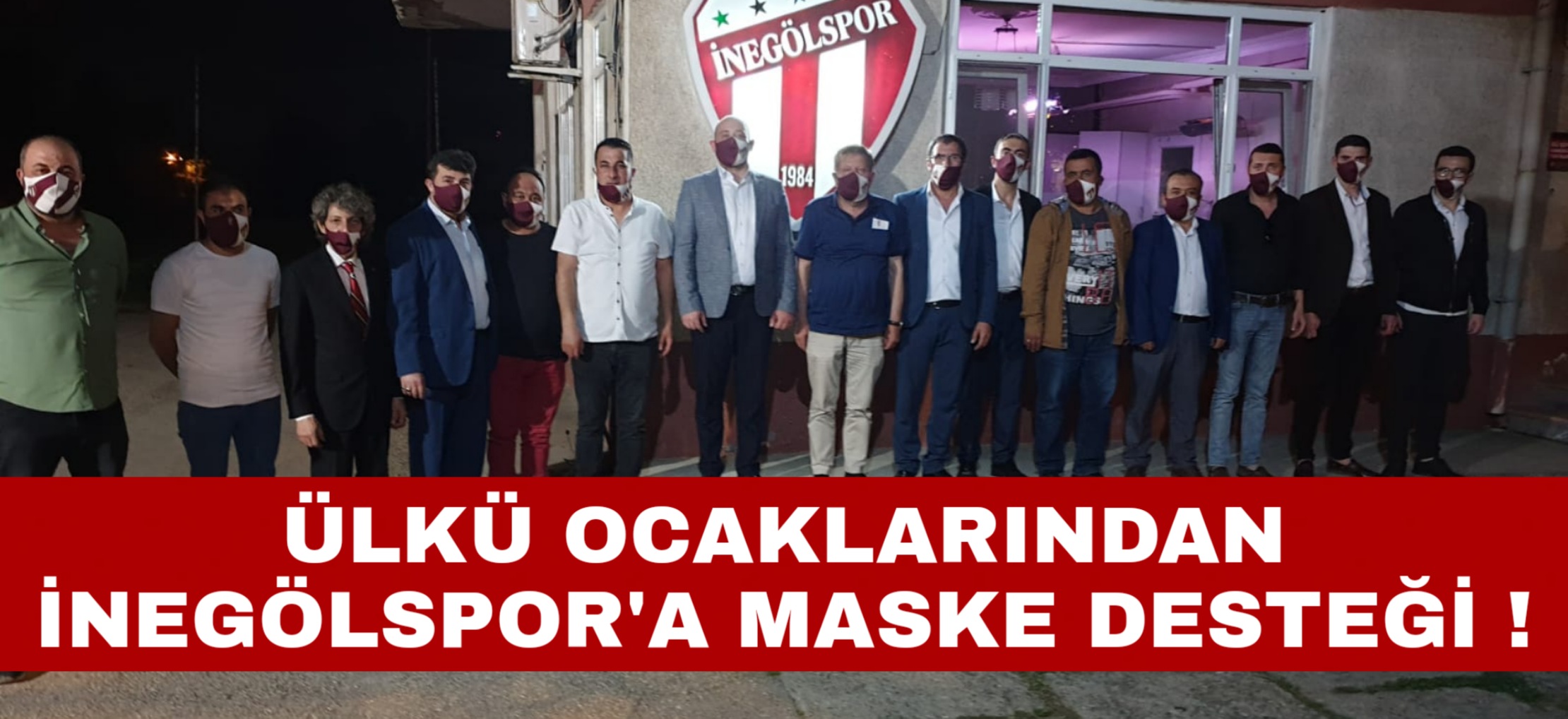 Maske desteği sürüyor  !