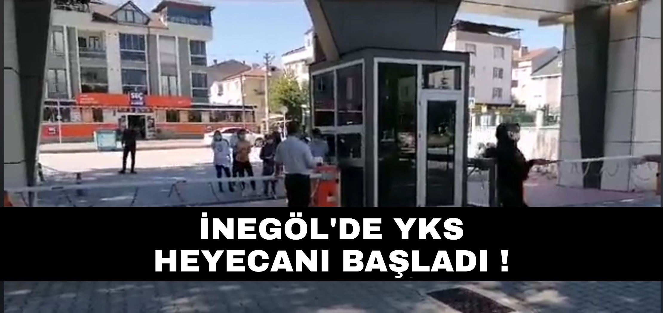 Sınav heyecanı başladı !