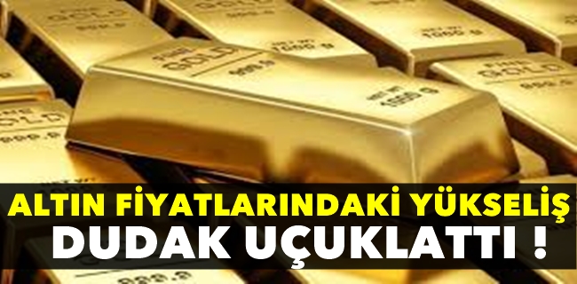 Altın Fiyatlarındaki yükseliş dudak uçuklattı !