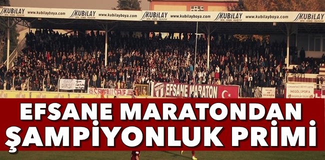 Bir destekte Efsane Maraton