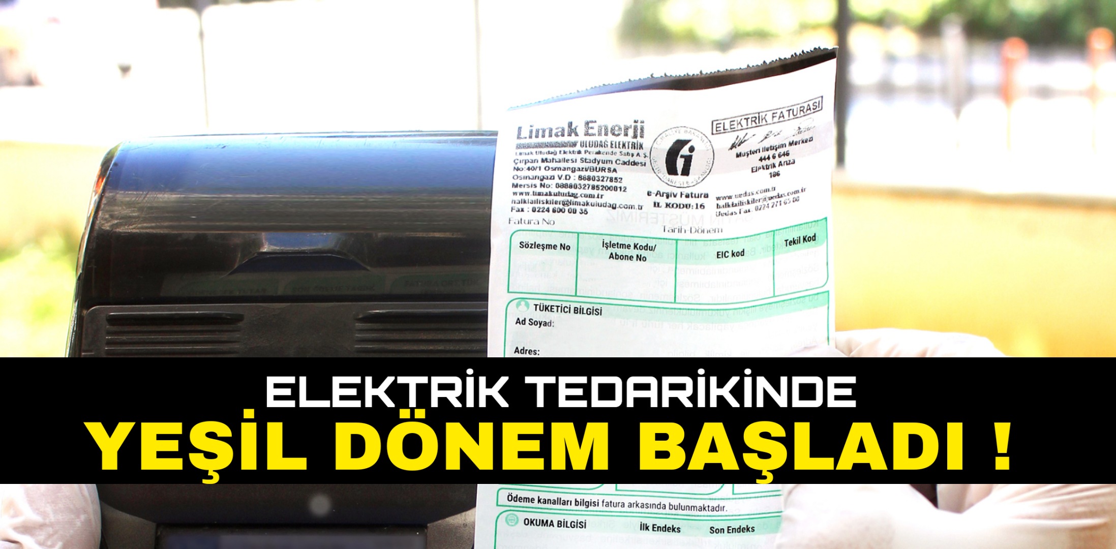 Elektrik Tedarikinde Yeşil Dönem Başladı !