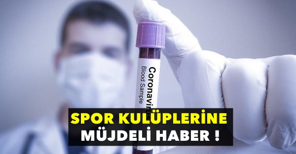 Kulüplere ücretsiz Covid-19 testi müjdesi!