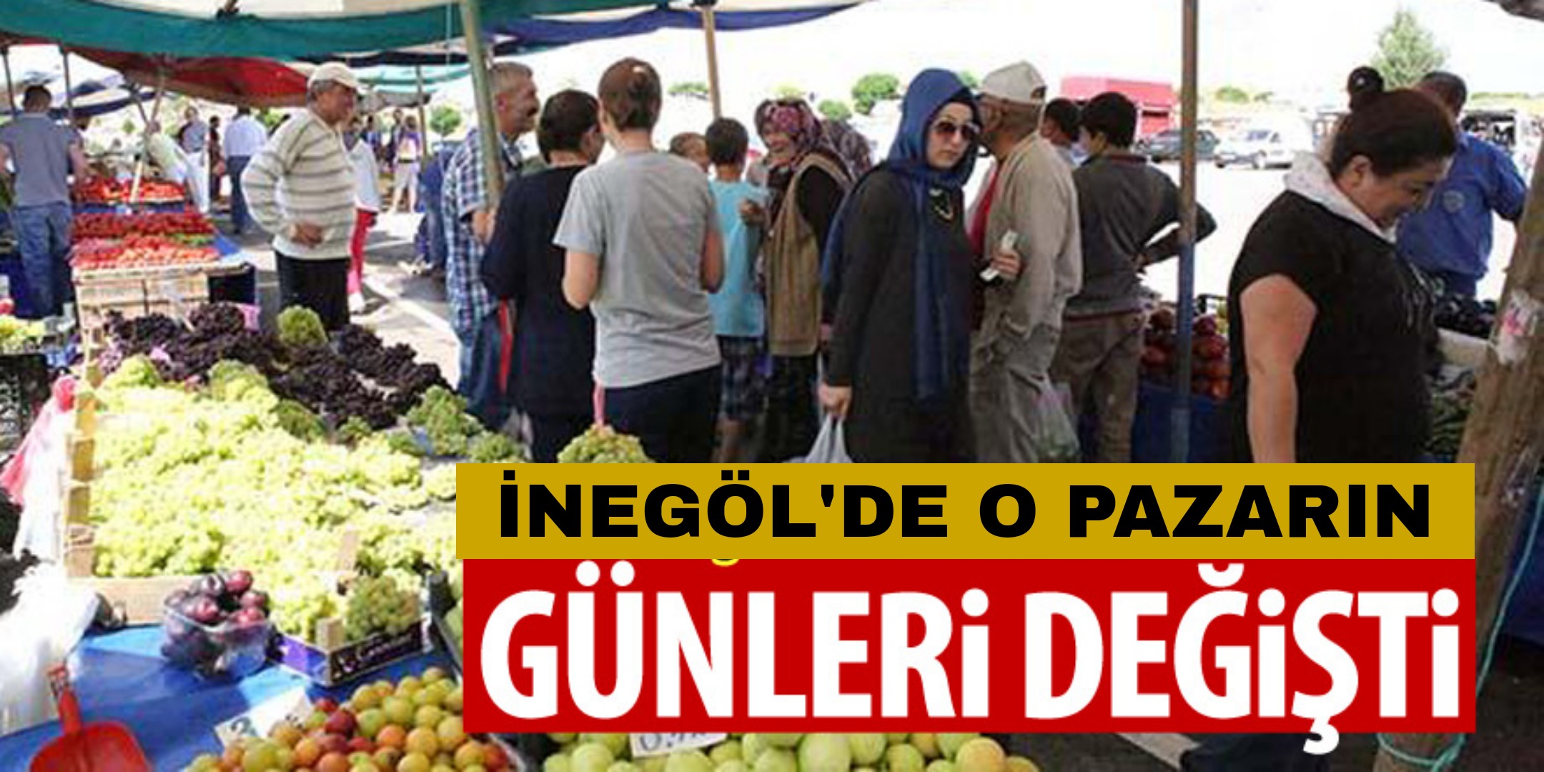 Pazartesi Pazarının günü değişiyor !