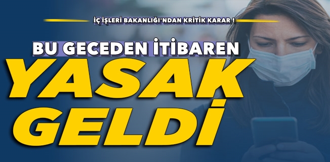 Bir yasak daha geldi !
