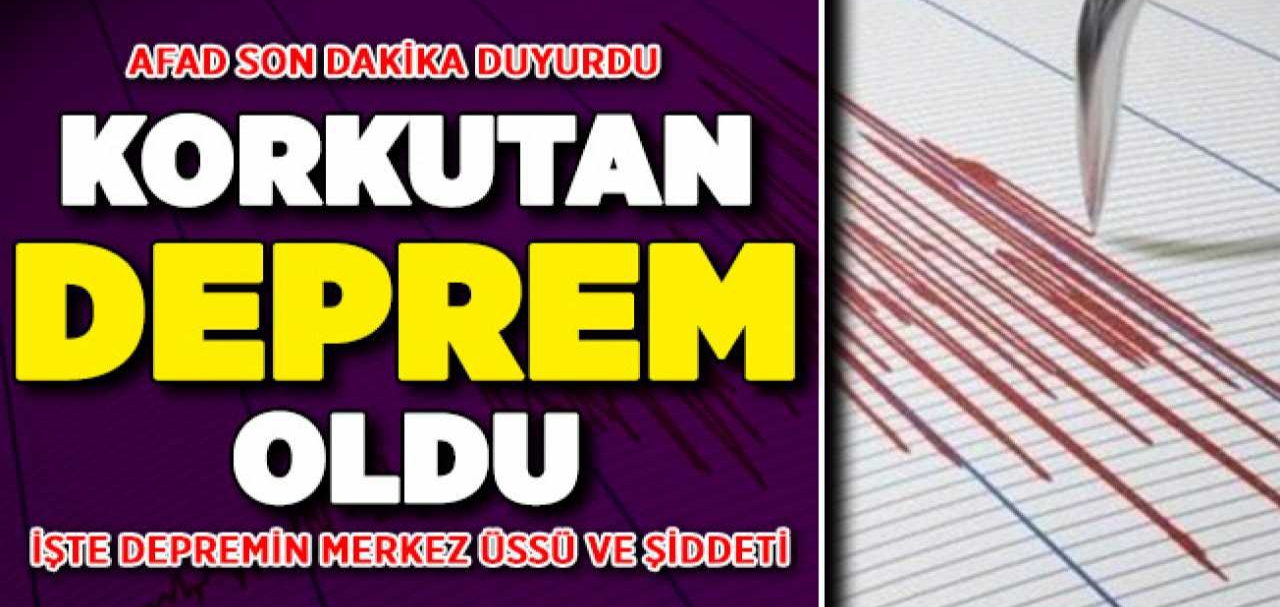 Korkutan deprem !