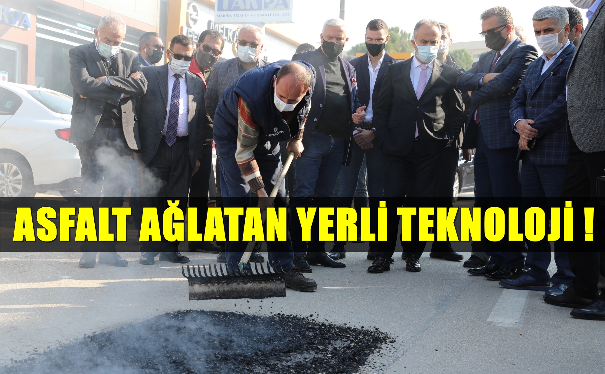 Asfalt ağlatan yerli teknoloji