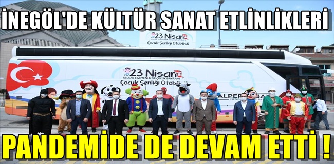 İnegöl’de Kültür Sanat Pandemide De Devam Etti !