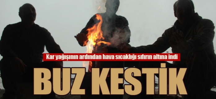 İnegöl Buz Kesti !