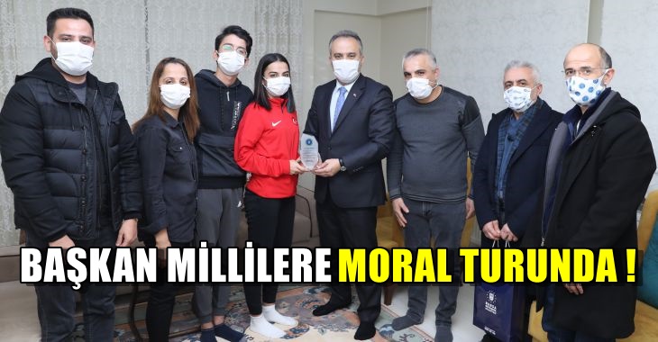 Başkan ‘Milli’lere moral turunda