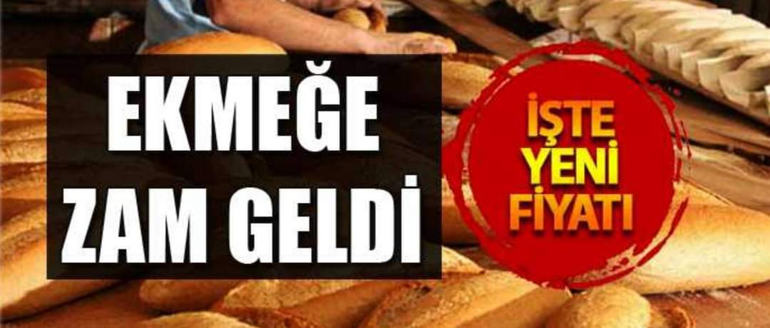 Ekmeğe zam geldi !