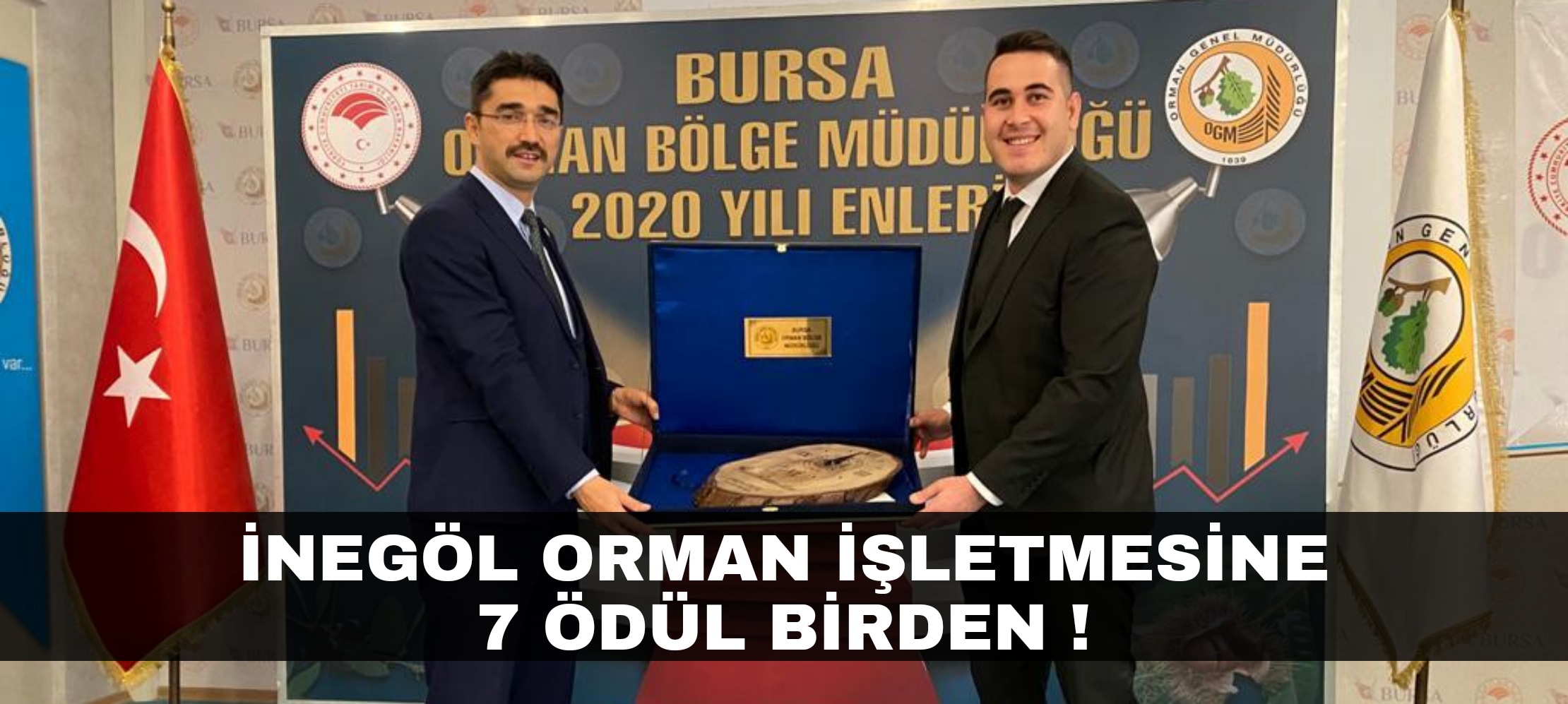 İnegöl Orman İşletmesine 7 ödül birden !
