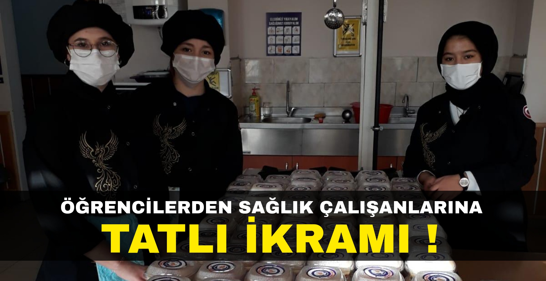 Sağlıkçıların Tatlı İkramı !