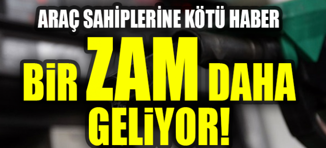 Bir zam daha geliyor !