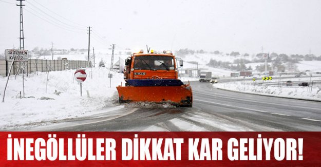 İnegöllüler müjde kar geliyor !