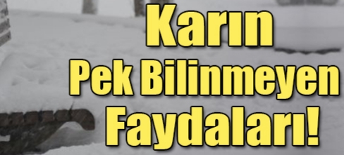 KARIN BİLİNMEYEN BİR YARARI ORTAYA ÇIKTI