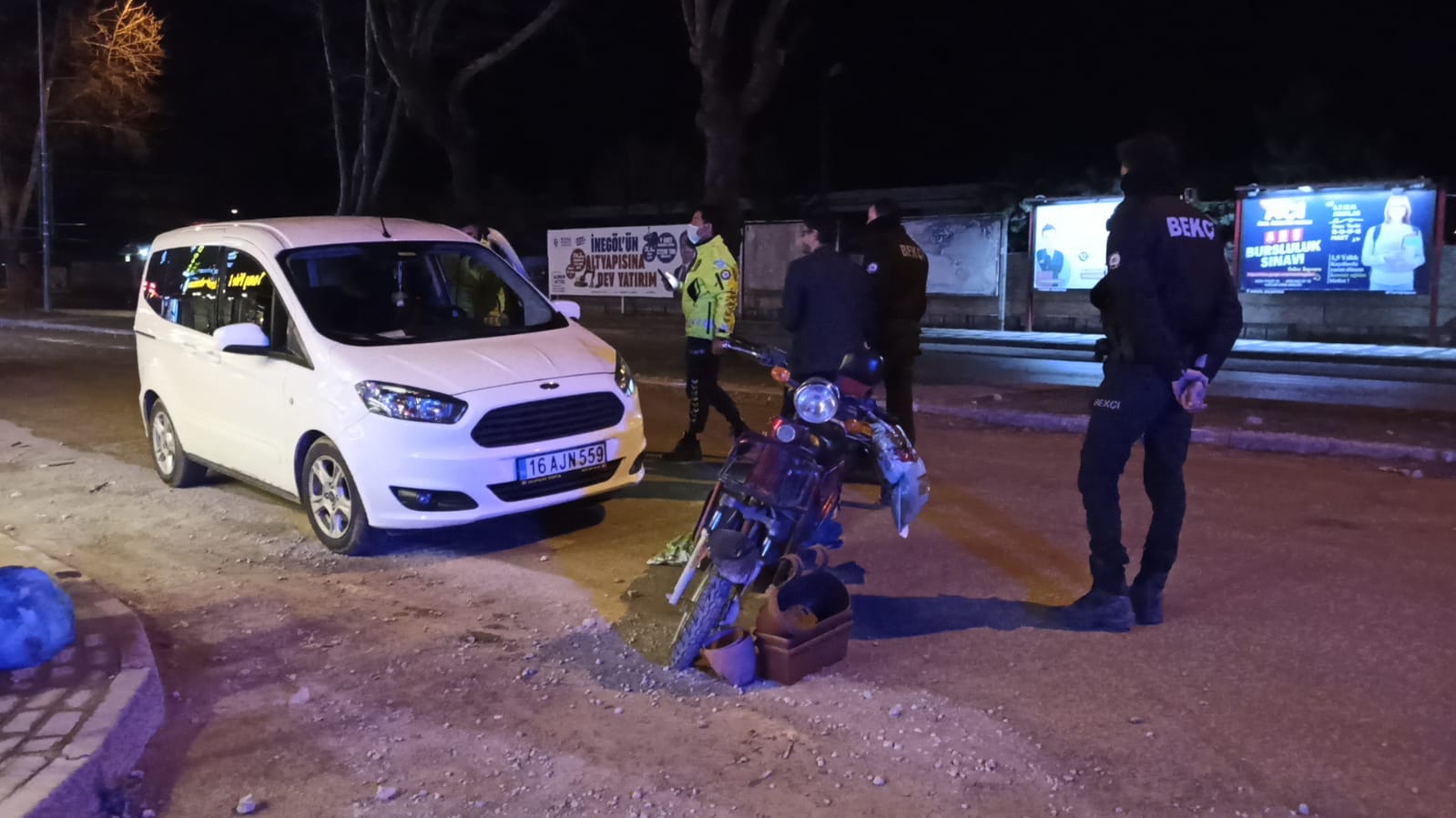 Kemalpaşa Mahallesinde korkutan kaza !