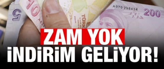 Bakan açıkladı İndirim geliyor ..