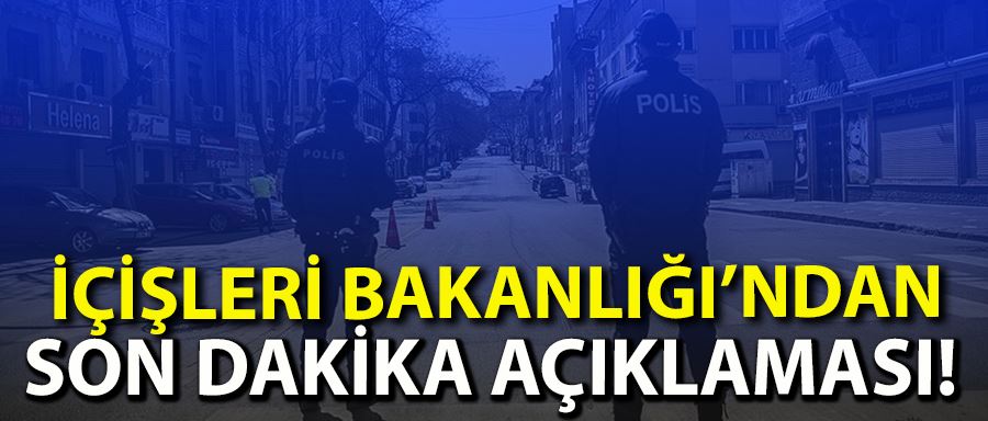 İÇİŞLERİ’NDEN FLAŞ AÇIKLAMA DRONE İLE YAPILMAK İSTENEN SALDIRI ENGELLENDİ !