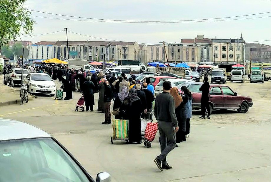 Pazarlarda aşırı yoğunluk !