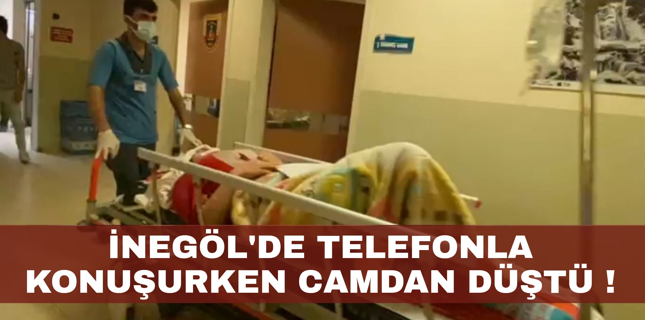 Telefonla konuşurken pencereden düştü !