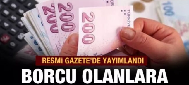 Resmi Gazetede Yayımlandı !