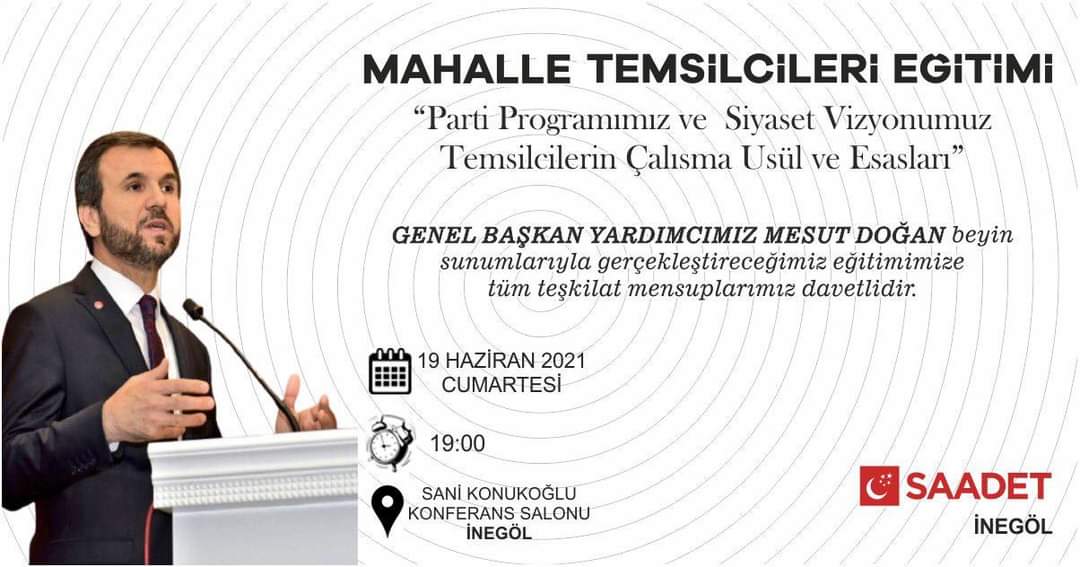 SAADET İNEGÖL MAHALLELERE YOĞUNLAŞTI