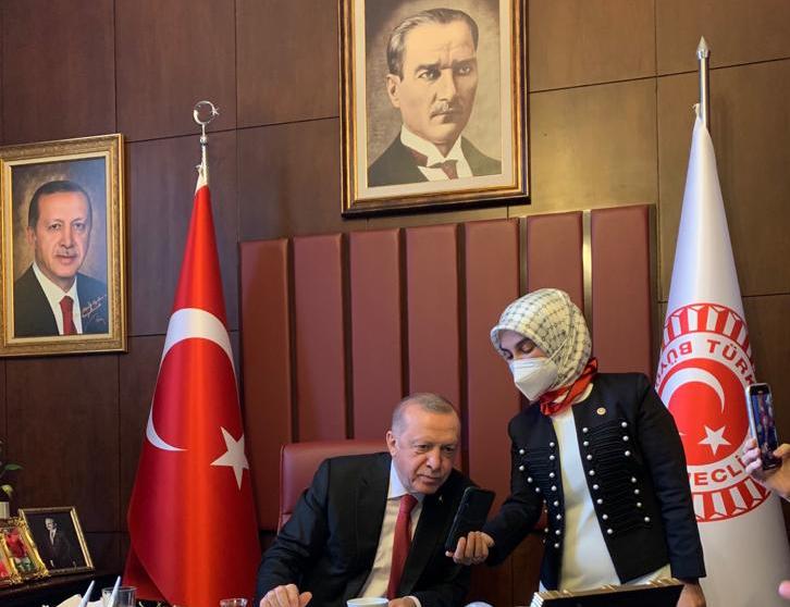 İnegöllü genç Cumhurbaşkanı ile görüştü !