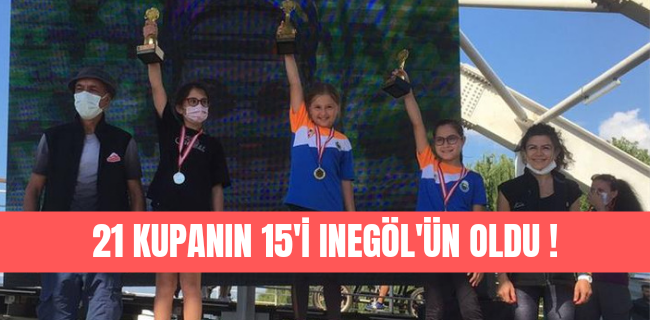 21 Kupadan 15’i İnegöl’ün Oldu