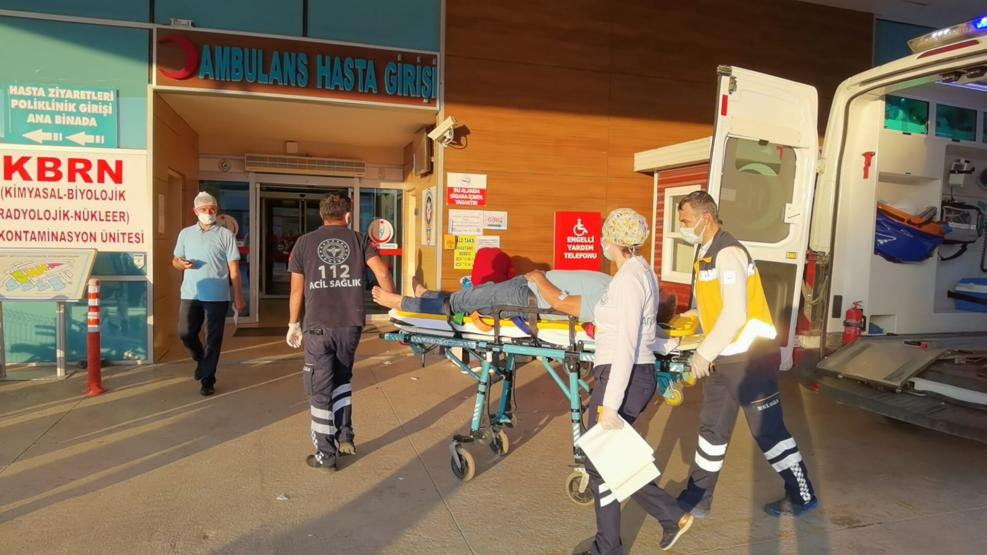 Elektrikli bisiklet sürücüsü ölümden döndü !