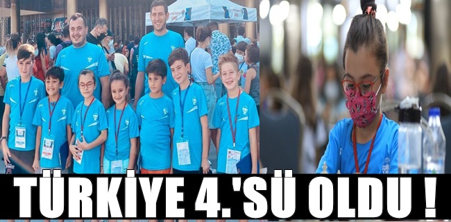 TÜRKİYE 4.’SÜ OLDU