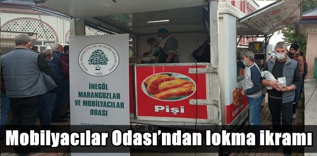 Mobilyacılar Odası’ndan lokma ikramı