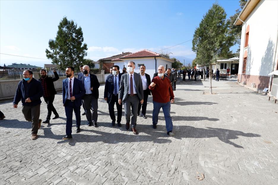 Başkan Taban tamamlanan çalışmaları inceledi !