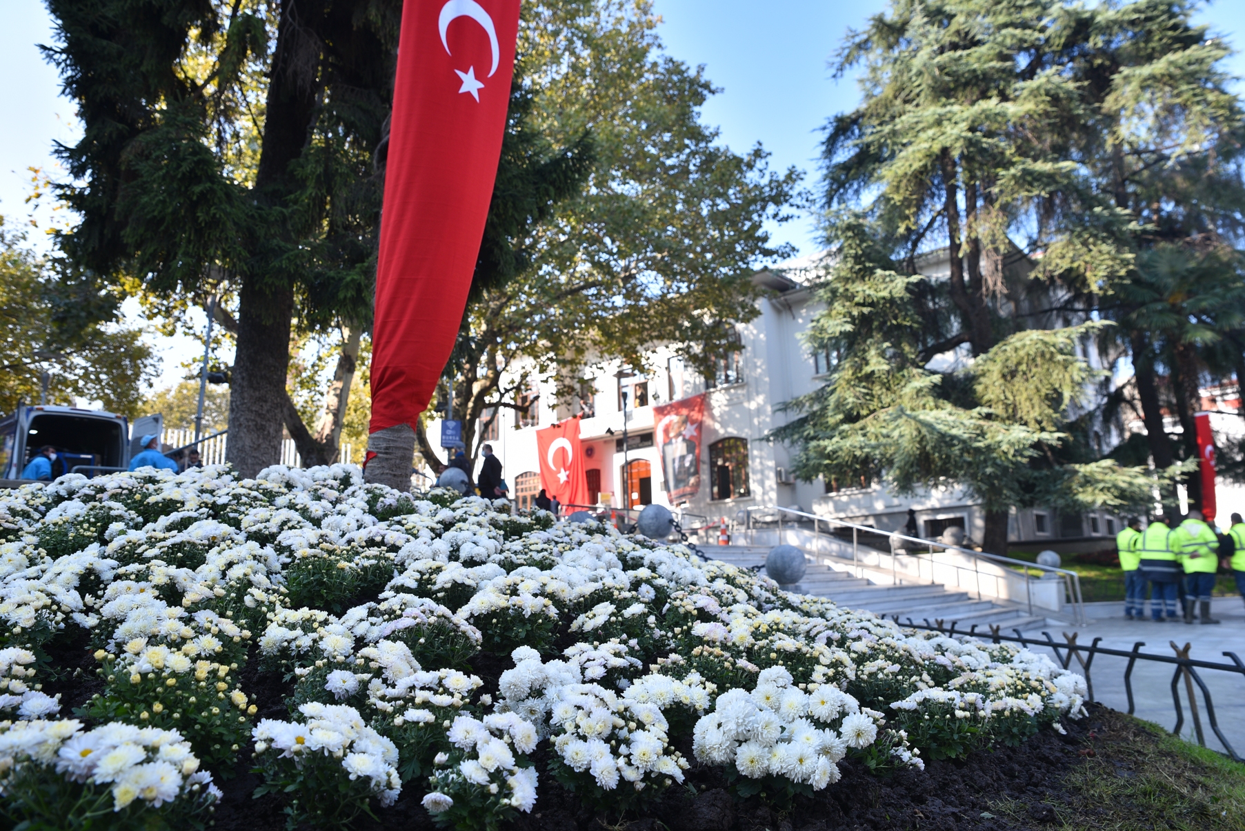 Bursa kışın da çiçek bahçesi