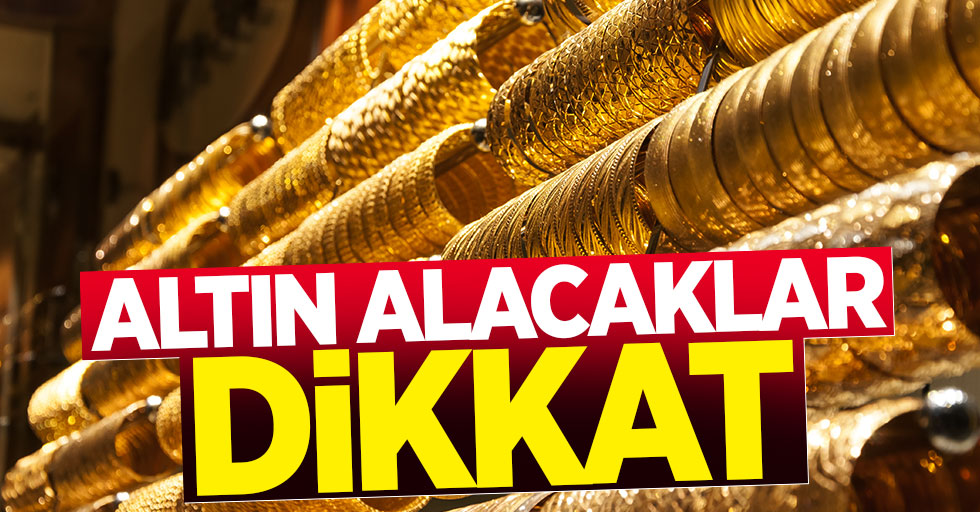 Altın alacaklar dikkat !