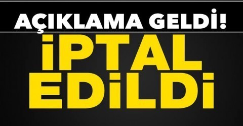 SEFERLER İPTAL EDİLDİ!