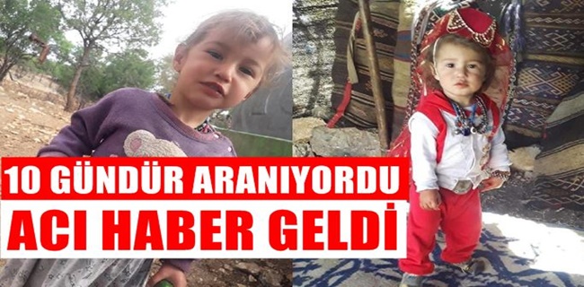 Kayıp çocuktan acı haber geldi !