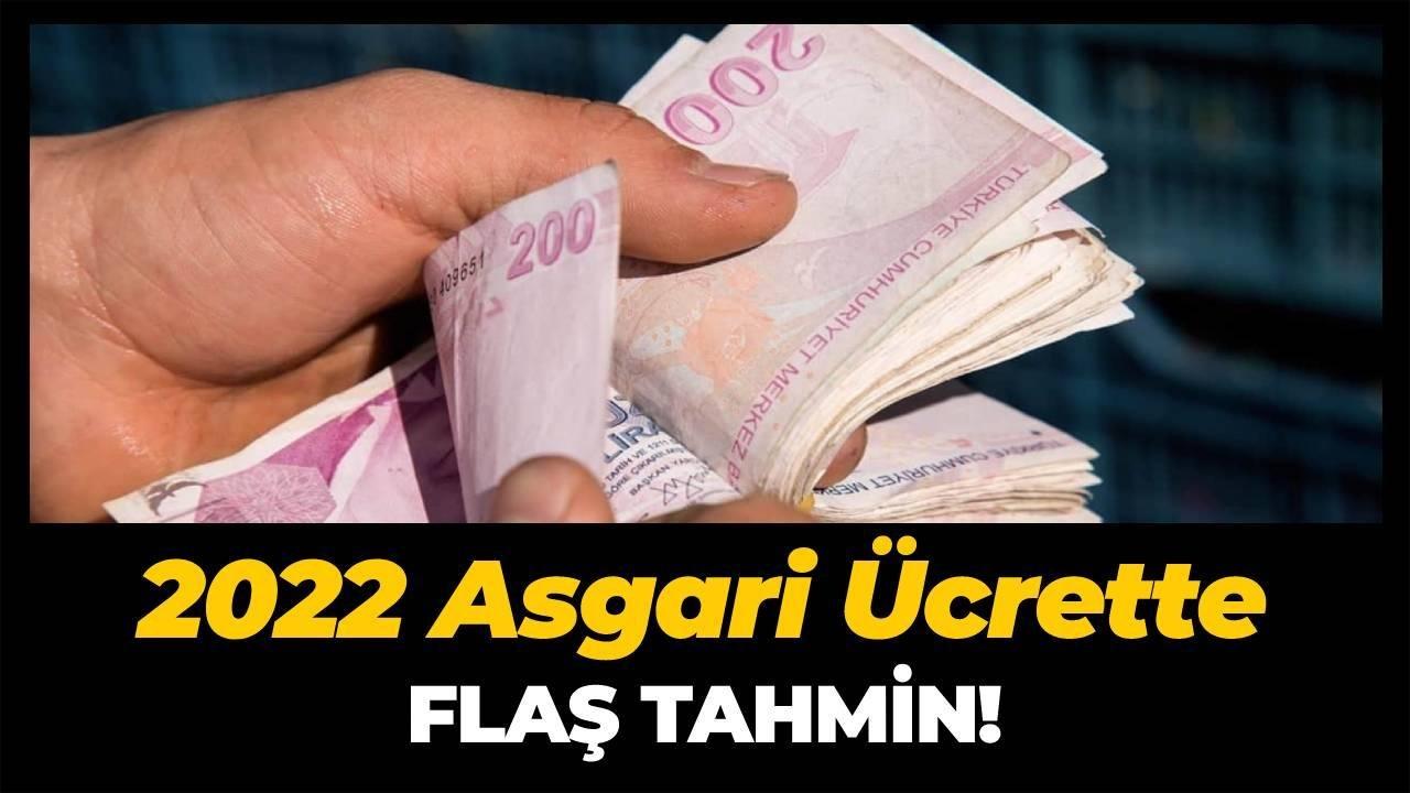 ASGARİ ÜCRETTE FLAŞ TAHMİN!