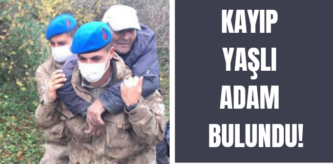 Yaşlı adam bulundu !