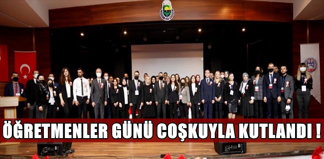 24 Kasım Öğretmenler Günü Coşkuyla Kutlandı