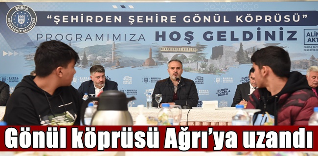 Gönül köprüsü Ağrı’ya uzandı