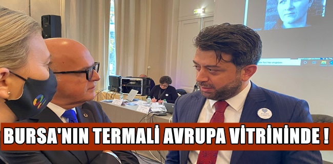 Bursa’nın termali Avrupa vitrininde