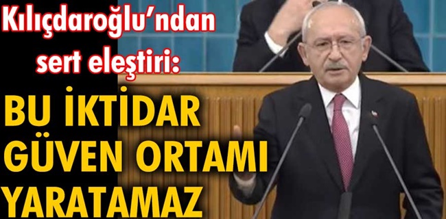 Güven ortamı kalmadı !